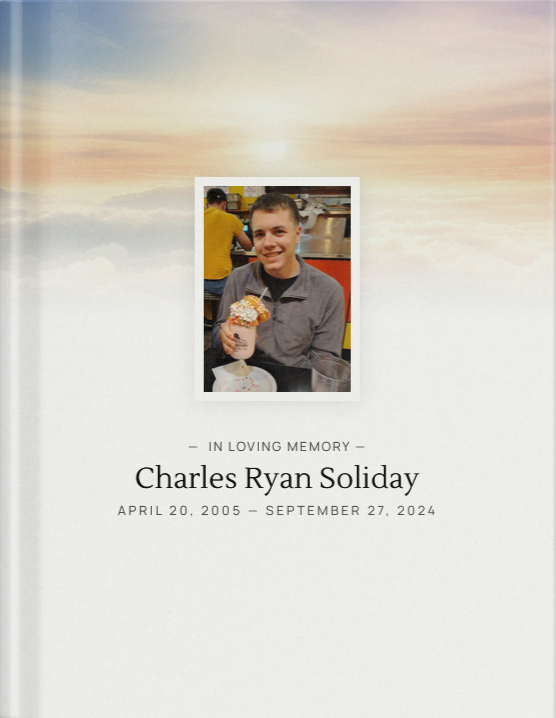 Charles Ryan Soliday Memorial Book